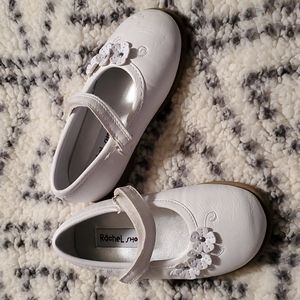Toddler Girls White Dress Shoes Rachel Shoes Size 8